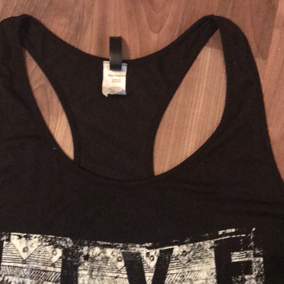 ❤️💙 Distressed Racerback Live Free Tank ❤️💙 - Picture 3 of 7